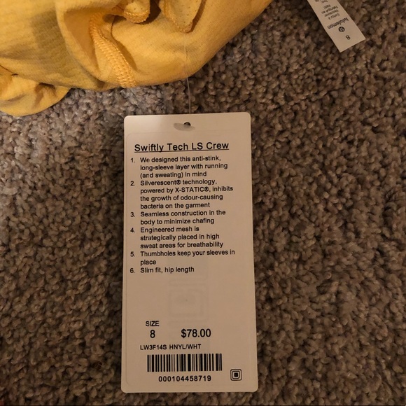 SOLD // NWT!✨Lululemon Swiftly Tech Long Sleeve - Picture 3 of 3